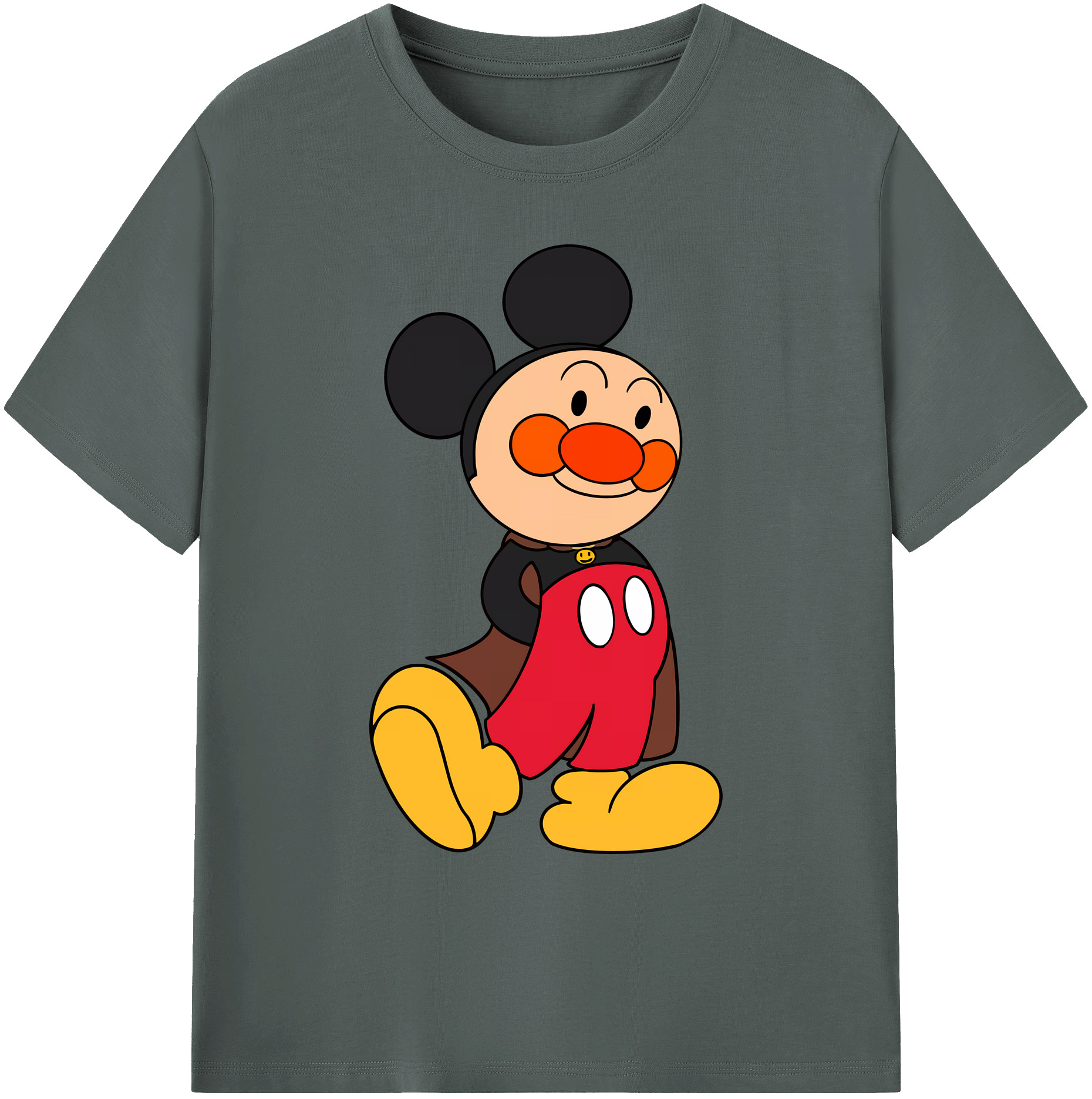 （画像用） アンパンマン Anpanman 綿100％ メンズ半袖Tシャツ｜肌触りやわらか＆通気性